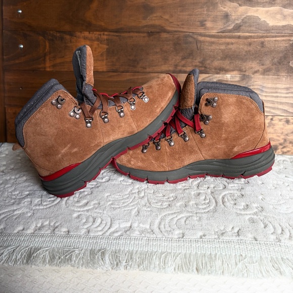 Danner 600 Mountain Hiking Boots 4.5" Women 9.5 Brown Red Waterproof NWOB READ - Picture 12 of 16